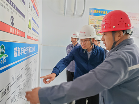 王臣到额吉淖尔制盐有限公司调研指导工作