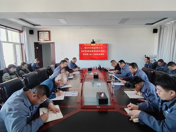 菠菜大全(中国)召开专题会议宣传贯彻蒙盐集团2025年经济工作会议暨二届一次职代会议精神